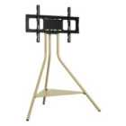 AVF Tiga Freestanding Metal TV Tripod for TVs 32-65" - Gold