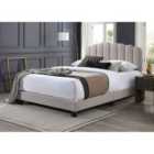 Flintshire Hope 4Ft 6 Pebble Fabric Bed Frame