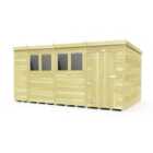 DIY Sheds 14 x 8 Pent Shed