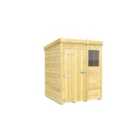 DIY Sheds 5 x 5 Pent Shed