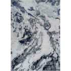 Picasso Modern Abstract Area Rug ? Waterflow-inspired Design For Trendy Home D?cor Navy 120x170cm