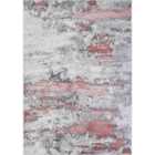 Onyx Modern Abstract Area Rug ? Stylish Sprayed Design For Elegant Interiors Pink 200x290cm