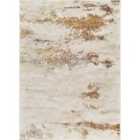 Onyx Modern Abstract Area Rug ? Stylish Sprayed Design For Elegant Interiors Beige 200x290cm