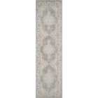 Maia Washable Orchid Floral Traditional Area Rug Non-slip -living Room Grey 060x220cm