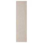 Avior Washable Plain Living Room Area Rug - Loop Pile Pebble Design Beige 060x220cm