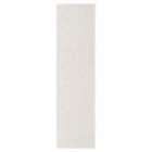 Avior Washable Mottle Living Room Area Rug - Loop Pile Pebble Design Cream 060x220cm