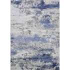 Onyx Modern Abstract Area Rug ? Stylish Sprayed Design For Elegant Interiors Navy 160x230cm
