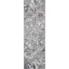 Solarius Modern Abstract Area Rug ? Stylish Abstract Patterns For Trendy Homes Silver 060x220cm