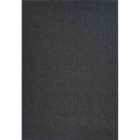 Simple Low Pile Modern Tufted Area Rugs For Living Room With Felt Backing Dark Grey 200x290cm