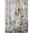 Modern Styra Abstract Area Rugs Luxury For Bedroom, Living Room, And Hallway Gold 120x170cm
