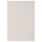 Avior Washable Mottle Living Room Area Rug - Loop Pile Pebble Design Cream 160x230cm