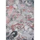 Solarius Modern Abstract Area Rug ? Stylish Abstract Patterns For Trendy Homes Pink 160x230cm