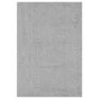 Avior Washable Plain Living Room Area Rug - Loop Pile Pebble Design Grey 200x290cm