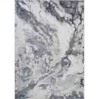 Picasso Modern Abstract Area Rug ? Waterflow-inspired Design For Trendy Home D?cor Silver 200x290cm