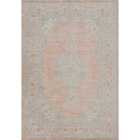 Maia Washable Orchid Floral Traditional Area Rug Non-slip -living Room Coral 200x300cm