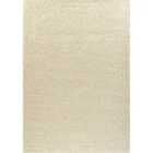 Modern Plain Soft Shaggy Rug For Living Rooms - Stylish Area Rugs Ivory 060x220cm