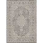 Maia Washable Orchid Floral Traditional Area Rug Non-slip -living Room Grey 160x240cm