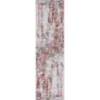 Modern Styra Abstract Area Rugs Luxury For Bedroom, Living Room, And Hallway Pink 060x220cm