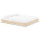 vidaXL Bed Frame without Mattress Solid Wood Super King (819922)