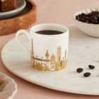 Victoria Eggs Set of 2 London Rooftops Espresso Cup 83ml