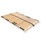 vidaXL Slatted Bed Base with 28 Slats 7 Zones 140x200 cm (246448)