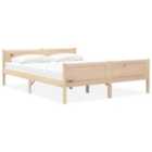 vidaXL Bed Frame Solid Pinewood 140x200 cm (322099)