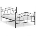 vidaXL Bed Frame Black Metal 120x200 cm (324994)