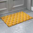 Crossland Grove Siena Ochre Coir Doormat 600X900Mm