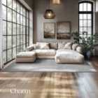 TecTake Rug Zonelle - short pile and ultra-soft, rectangular or round - Grey, 160x230x1.5cm