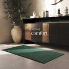 TecTake Rug Zonelle - short pile and ultra-soft, rectangular or round - Green, 80x150x1.5cm