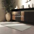 TecTake Rug Zonelle - short pile and ultra-soft, rectangular or round - Sand, 80x150x1.5cm