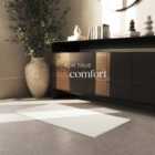 TecTake Rug Zonelle - short pile and ultra-soft, rectangular or round - Cream, 60x110x1.5cm