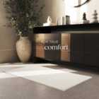 TecTake Rug Zonelle - short pile and ultra-soft, rectangular or round - Cream, 80x150x1.5cm