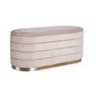 Home Source Cake Light Grey Ottoman