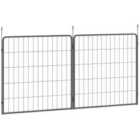 PawHut 2 Piece Dog Pen Expansion Pack for 80cm High Pet Playpen for S M Dogs