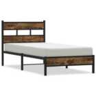 vidaXL Bed Frame without Mattress with Headboard Sonoma Oak 80x200 cm (4017191)