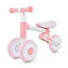 Costway Baby Balance Bike Toddler Walker Training Bicycle With Adjustable Seat-pink
