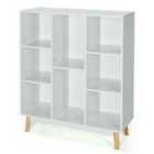 Costway 8-cube Storage Organizer With 2 Anti-tipping Mechanisms-white