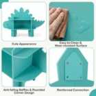 Costway Kids Toy Storage Organizer With Anti-toppling System For Play Room Nursery Kindergarten-green