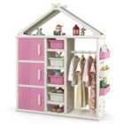 Costway Kids Costume Storage Closet With Storage Bin - Pink