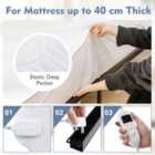 Costway Heated Mattress Pad With 8 Temp Settings And Timing Function-s