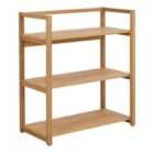 Furniture To Go Ludza Rectangular Bookcase With 3 Shelves in Oak