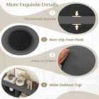 Costway 8 Grid Shoe Bench 2 In 1 Shoe Organizer With 8 Storage Cubbies-grey