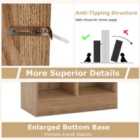 Costway 5 Cube Bookcase For Kids-natural