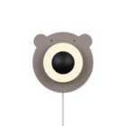 Bruna Bear Wall Light Brown