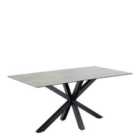 Furniture To Go Heaven Dining Table in Ceramic Grey 160x75.5cm