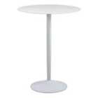 Furniture To Go Malta Round Bar Table in Ceramic White