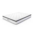 Home Source Vega Double 4ft6 Pocket Sprung Quilted Mattress Medium Firmness 24cm Deep