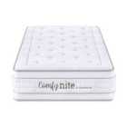 Home Source Lyra Small Double 4ft Pocket Sprung Luxury Quilted Mattress Medium Firmness