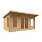 Broadfield 16x10w Beausale Pent Log Cabin